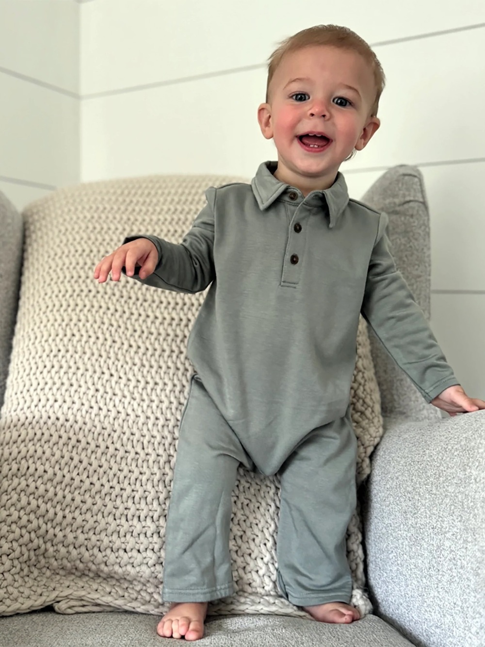 Gunamuna | Fleece Collared Jumpsuit